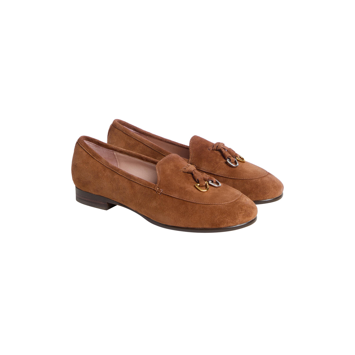 COCCINELLE LOOP SUEDE, cognac