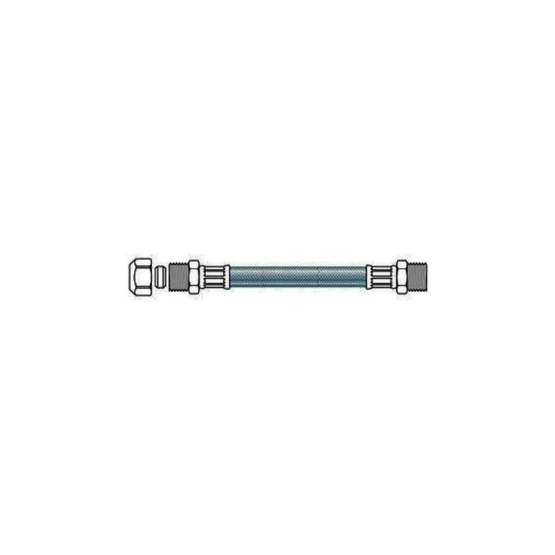 Raccord flexible bicône 15 x M 1/2