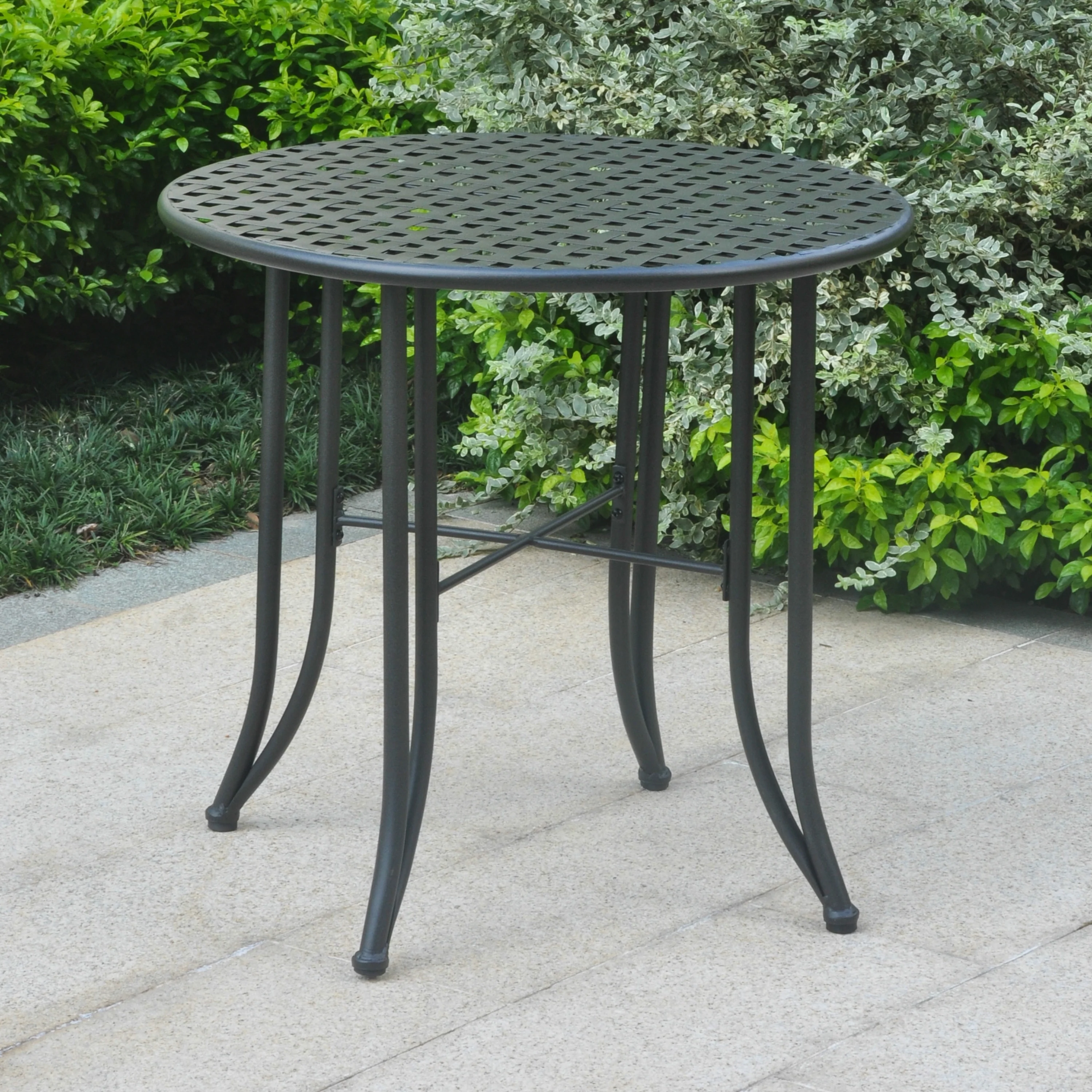 Mandalay 30-inch Iron Patio Bistro Table