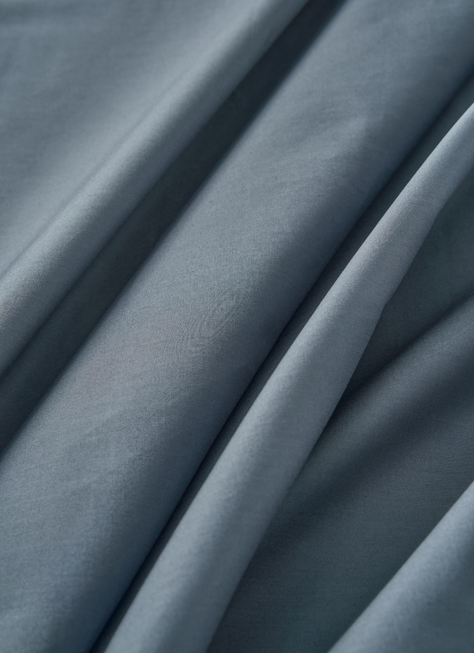 DRAP PLAT UNI EN PERCALE DE COTON JEAN