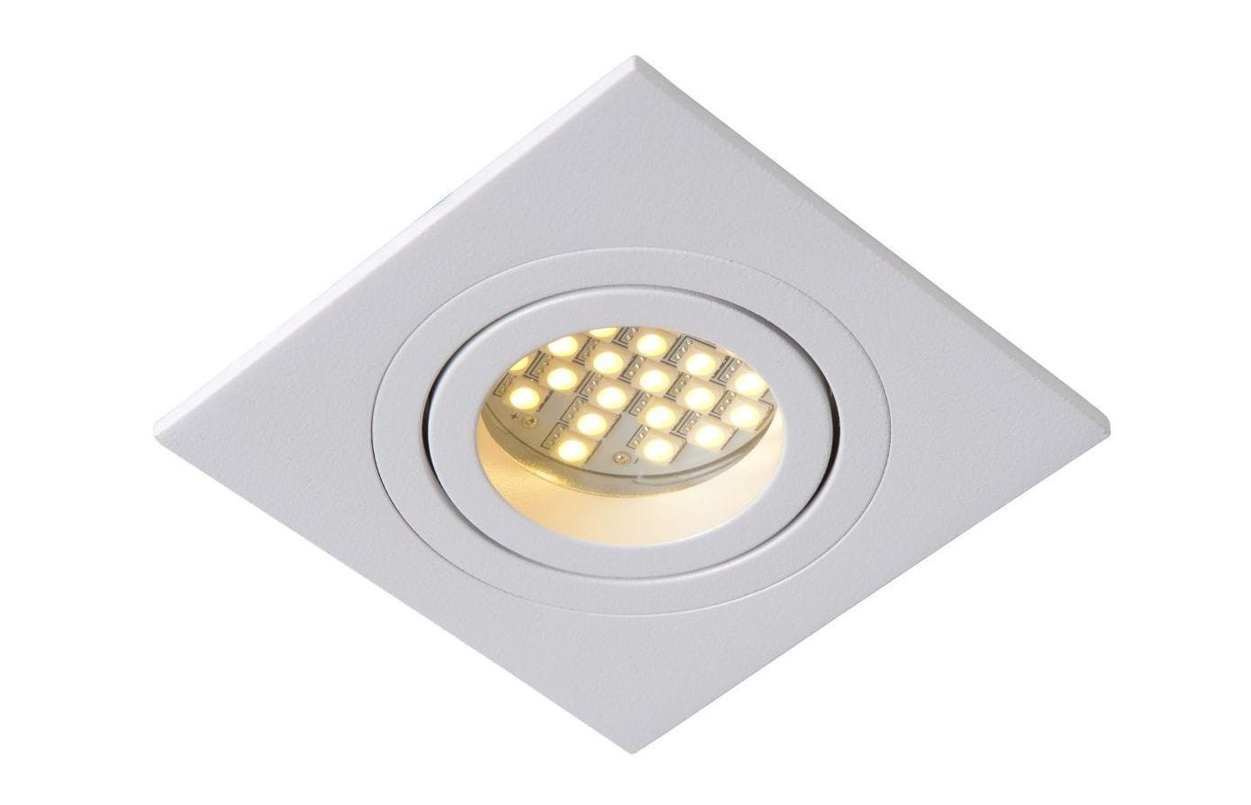 Oprawa wpuszczana oczko kwadratowa biała 9cm TUBE 1xGU10x50W IP20 Lucide