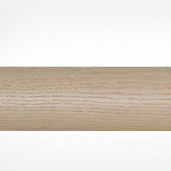 Barre de Seuil en Bois Chêne Massif Verni Mat - Aspect Bois Brut - 19x52x1200mm - Rattrapage de Niveau