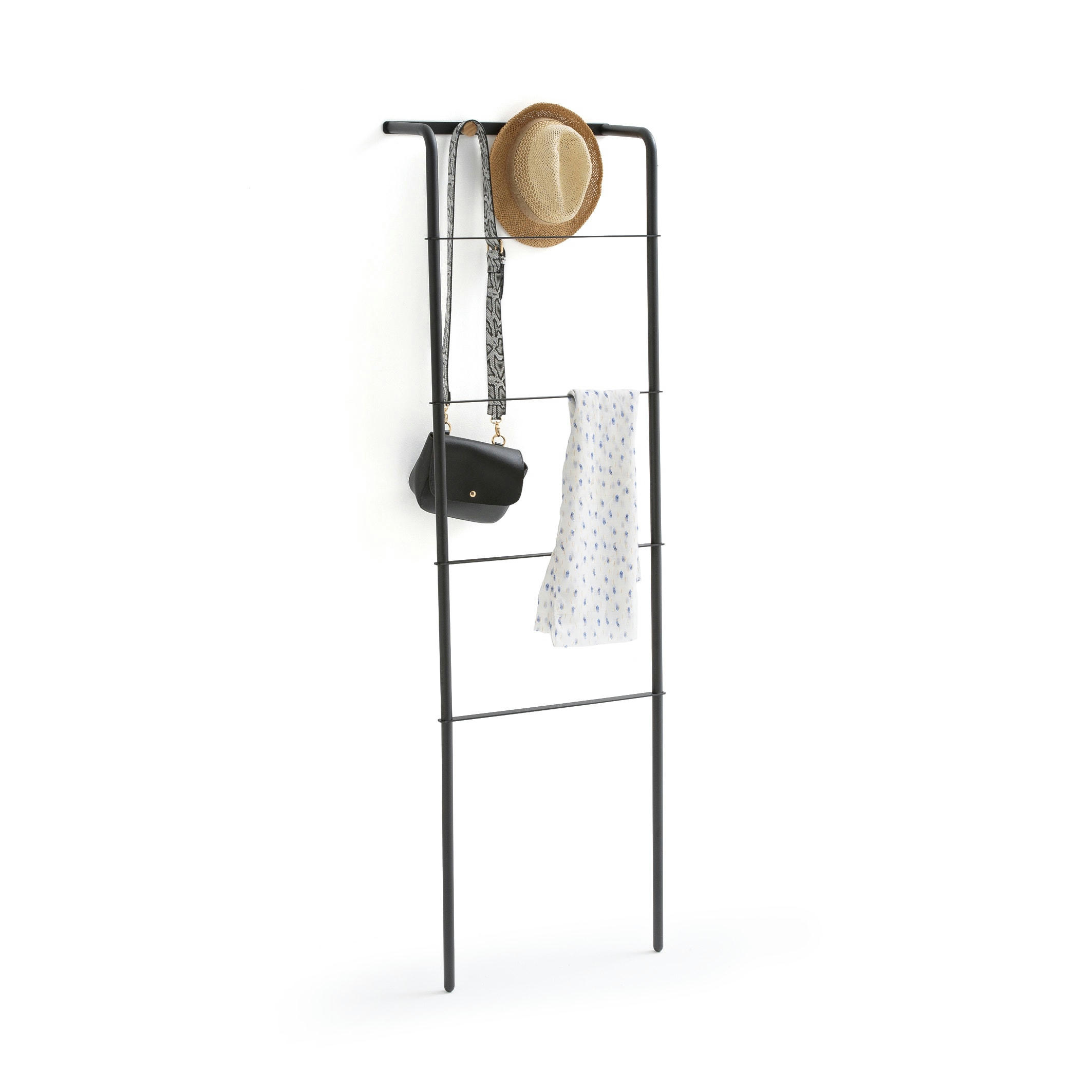 Porte-manteau échelle en métal acier Estivar