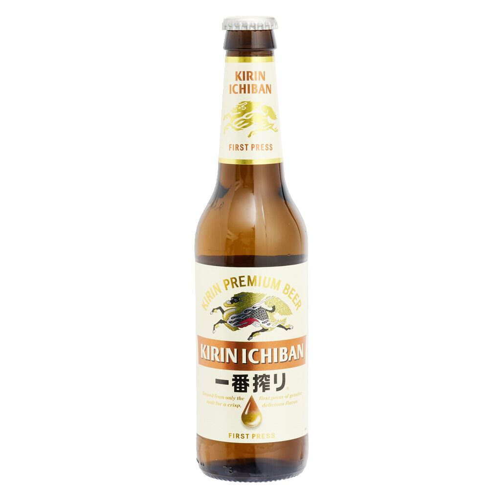 Bière japonaise blonde Kirin Ichiban 5% bouteille 33cl