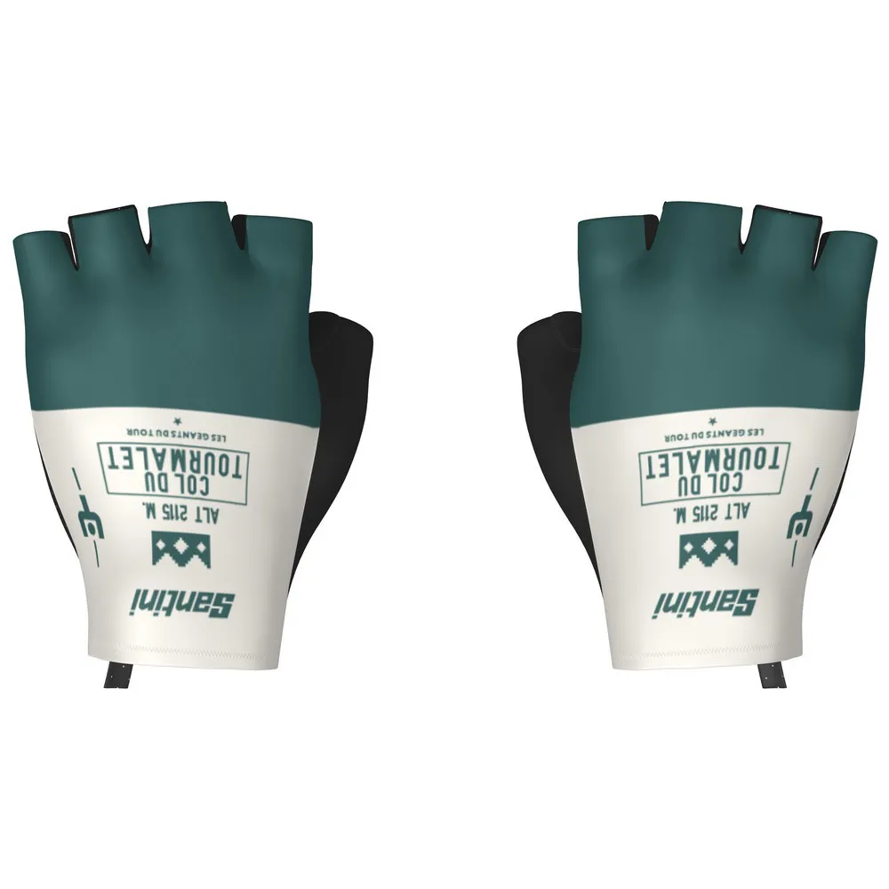 Santini MJ Col Du Tourmalet short gloves