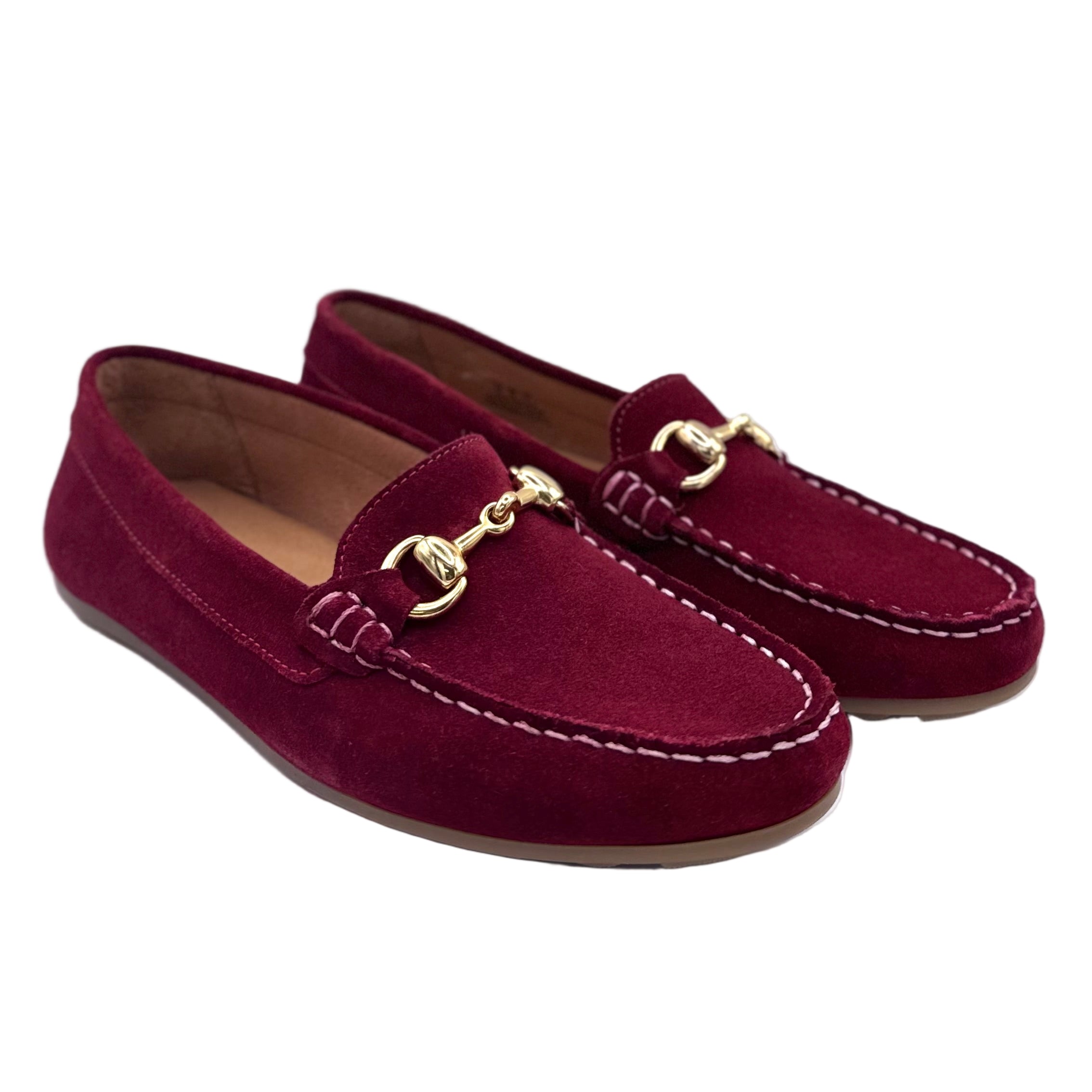SLIPPER MIT ZIERDETAIL ROT