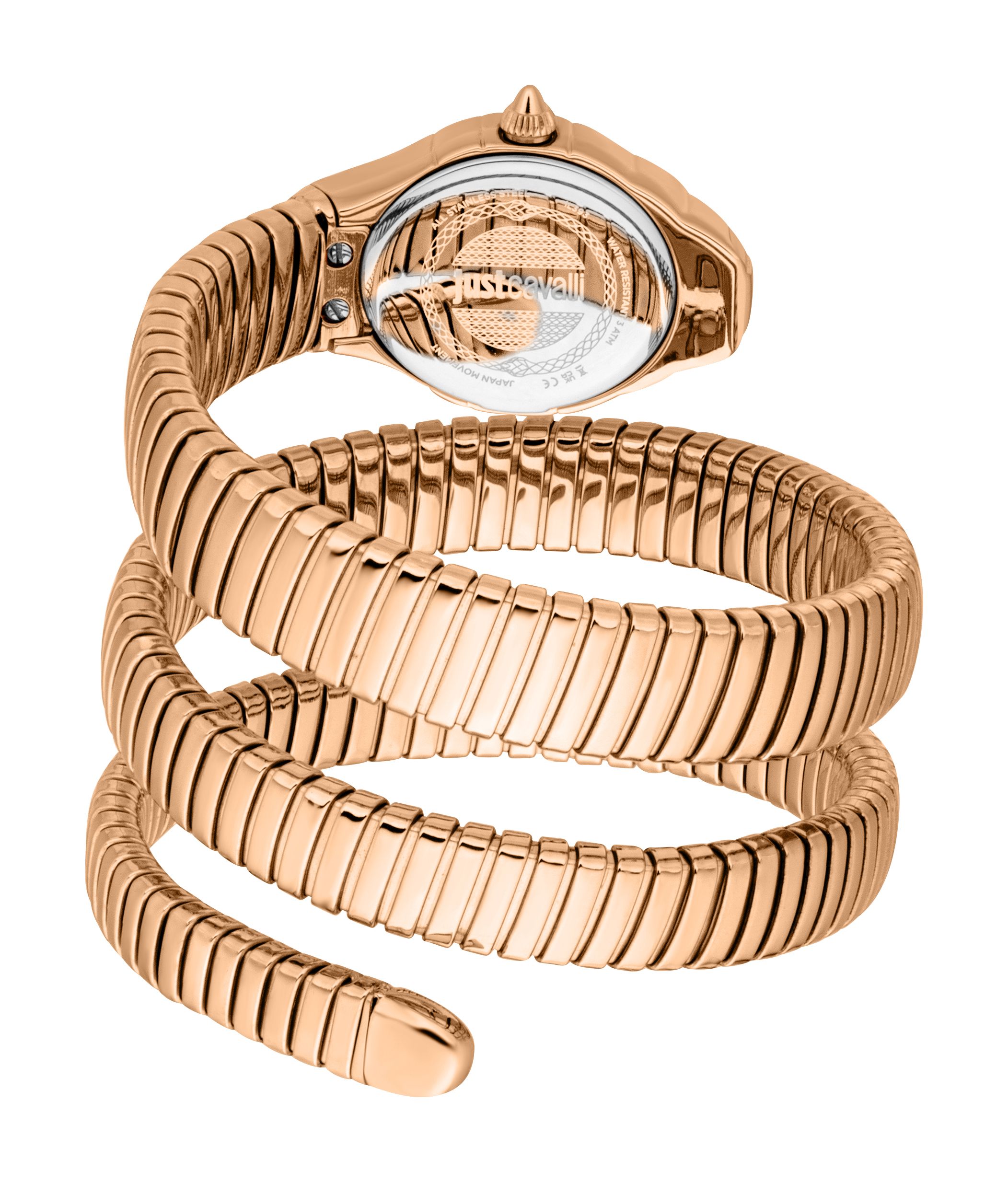 Just Cavalli Women's Snake 316L Diamond Stainless Steel Watch