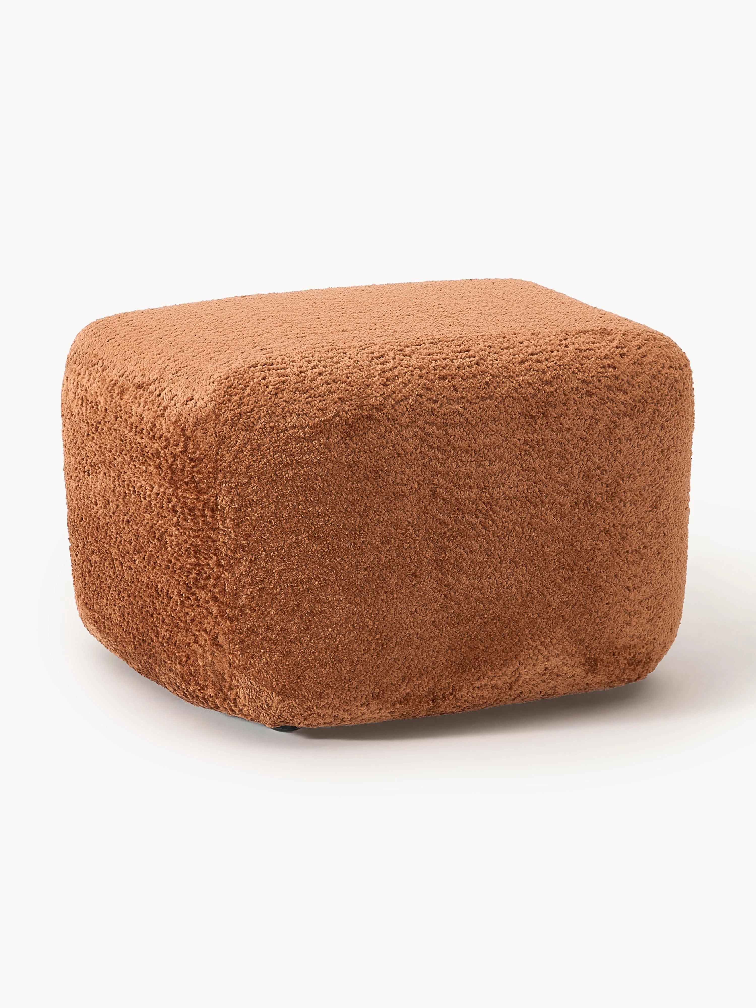 Sofa-Hocker Wolke aus Teddy-Bouclé