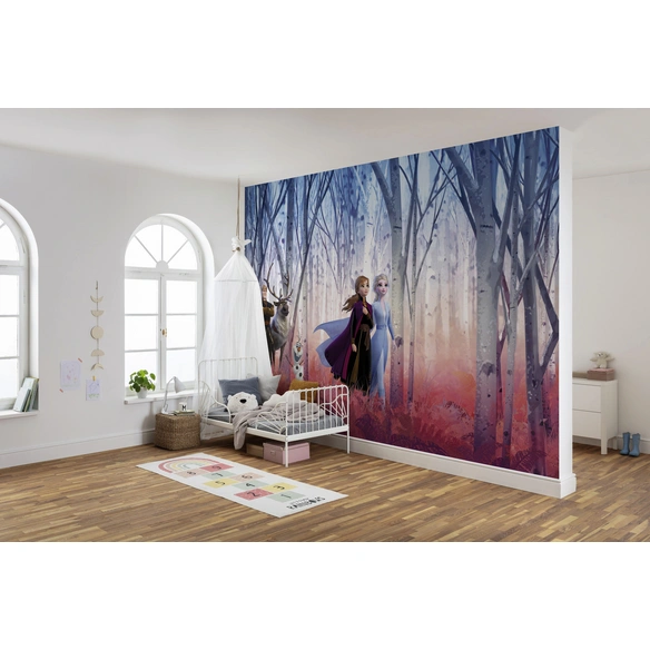 Papiertapete »Frozen Friends forever«, Breite: 368 cm, inkl. Kleister