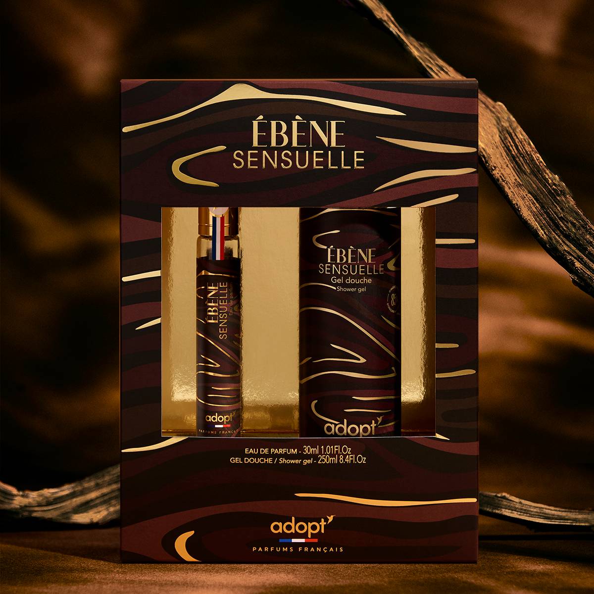 Ebene sensuelleCoffret eau de parfum 30 ml   gel douche 250 ml