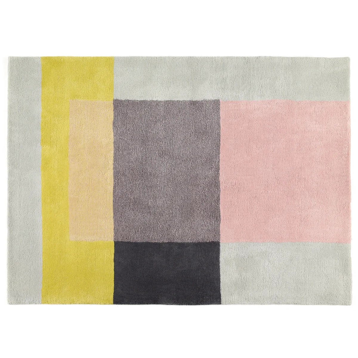 HAY - Colour Carpet 05, hell (graublau / rose / gelb)
