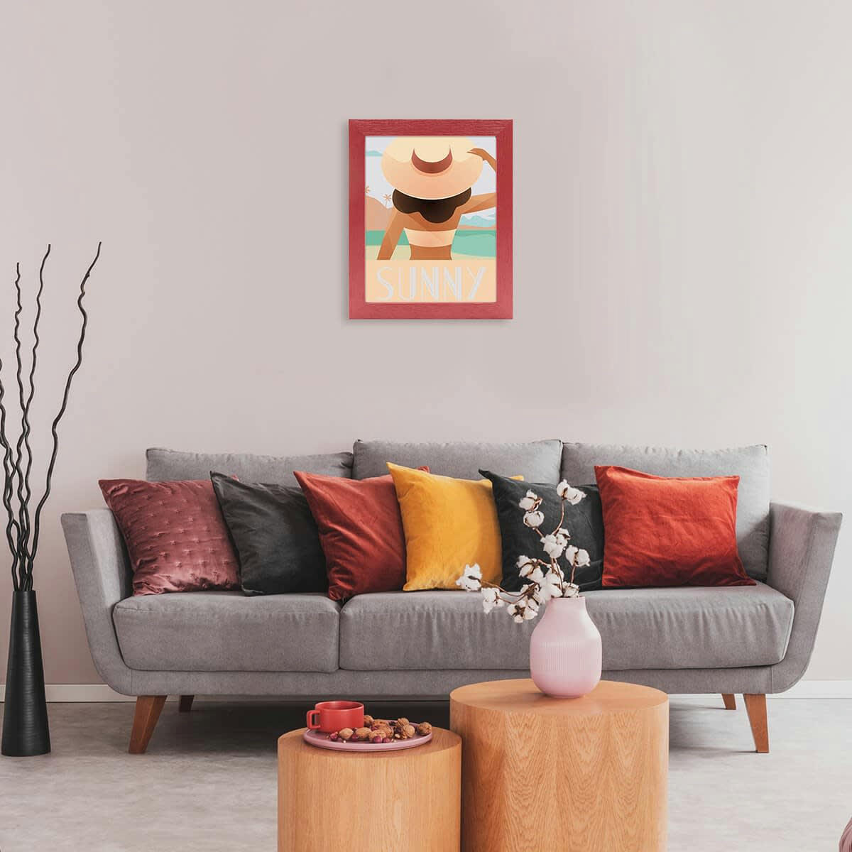 TUTTI FRUTTI - Cadre photo cerise 24x30 cm bois reconstitué fsc