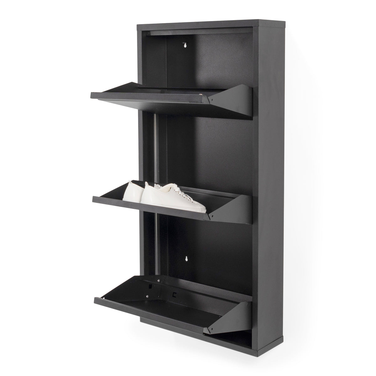 Spinder Design schoenenkast Billy 3 - Zwart - 6 paar schoenen