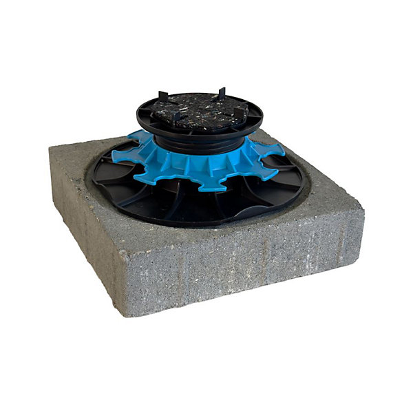 Dalle stabilisatrice pour plot - Béton - 24 x 24 x 6 cm -