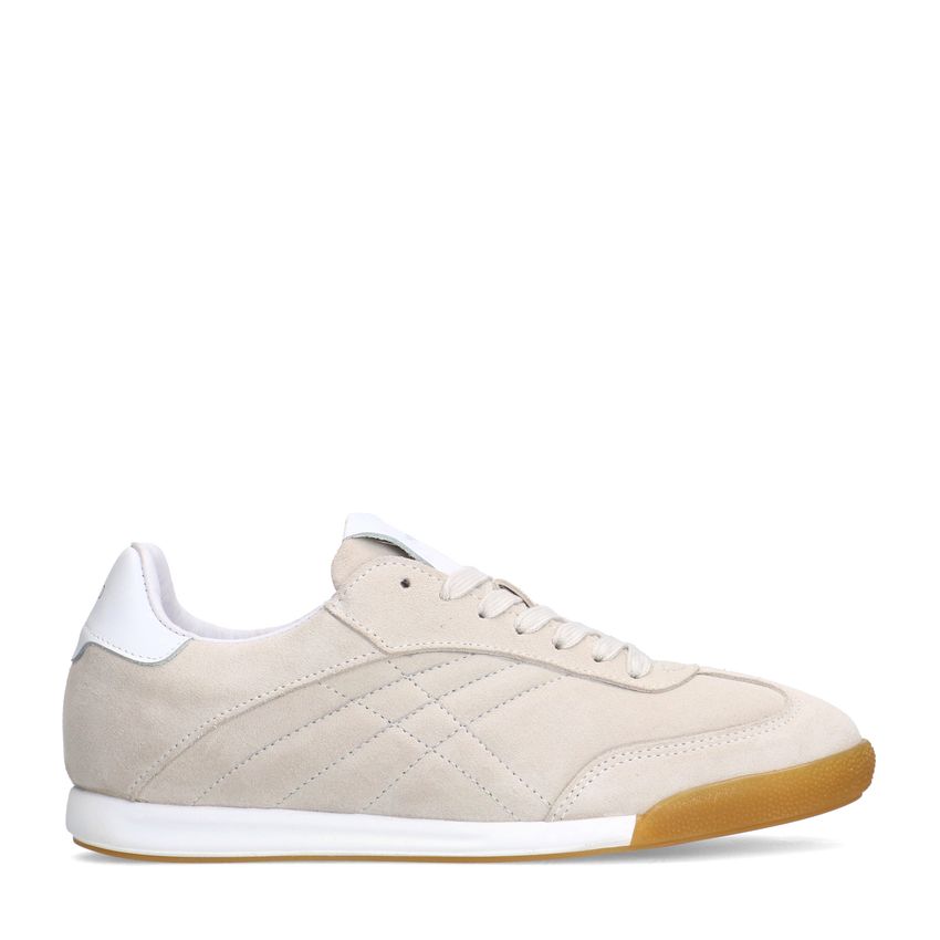 Manfield Beige suède sneakers