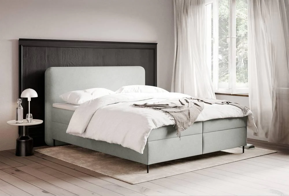 Boxspring Contero chenille 140 x 200 cm met opbergruimte