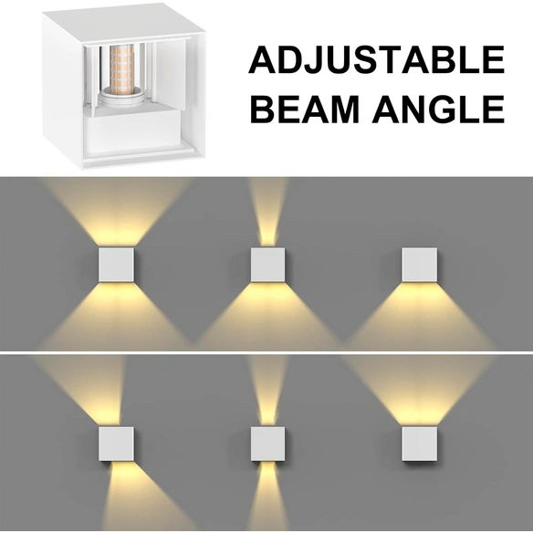 LED-Außenleuchte »Lumo Cube«, 1-flammig, G9, weiß, Aluminium/Polycarbonat, IP65