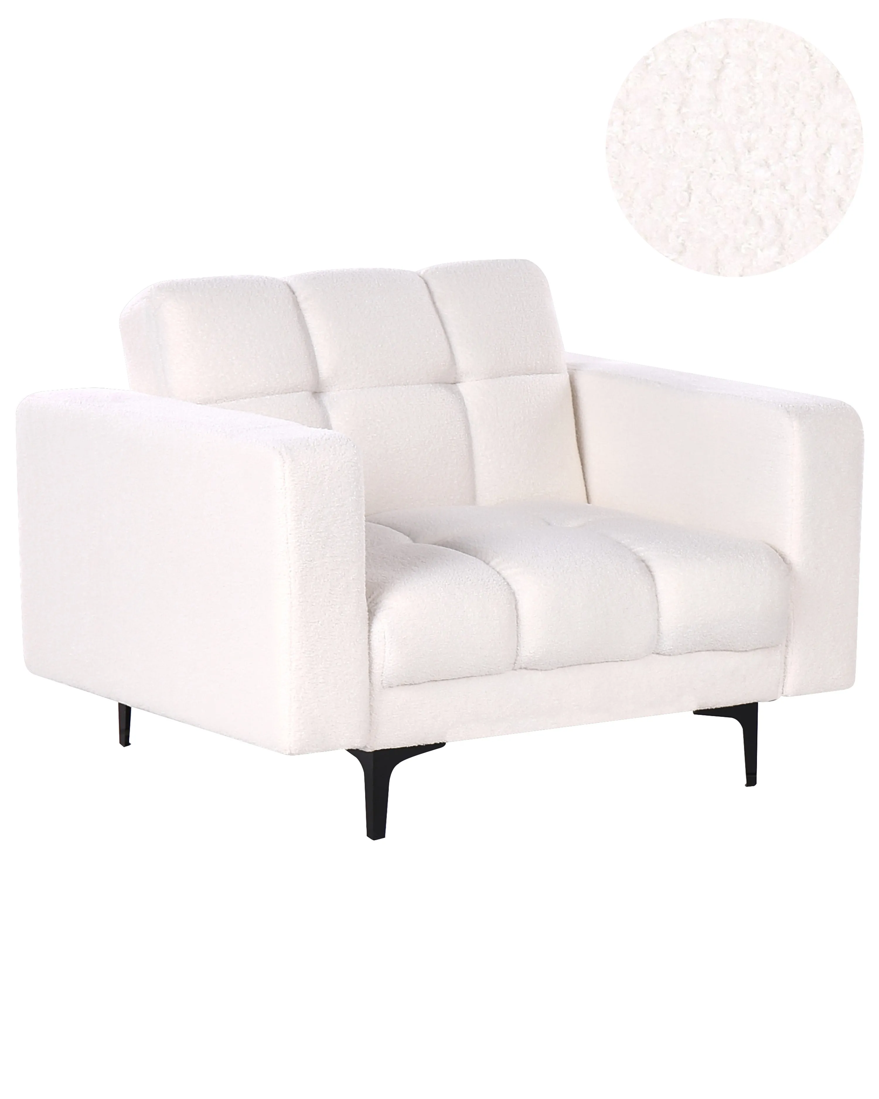 Ottoman ALNES Boucle White