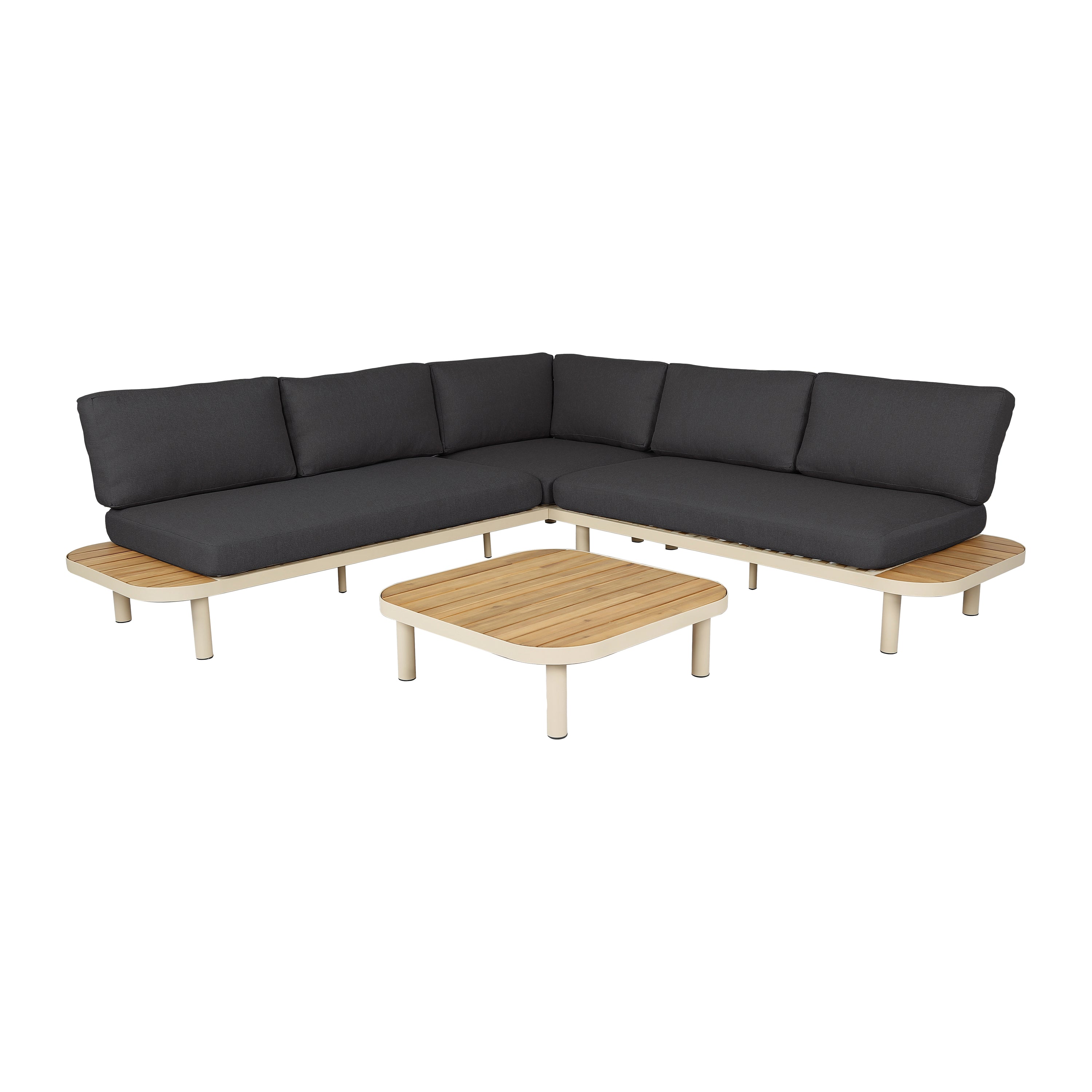 by fonQ Moa Loungeset - Acaciahout