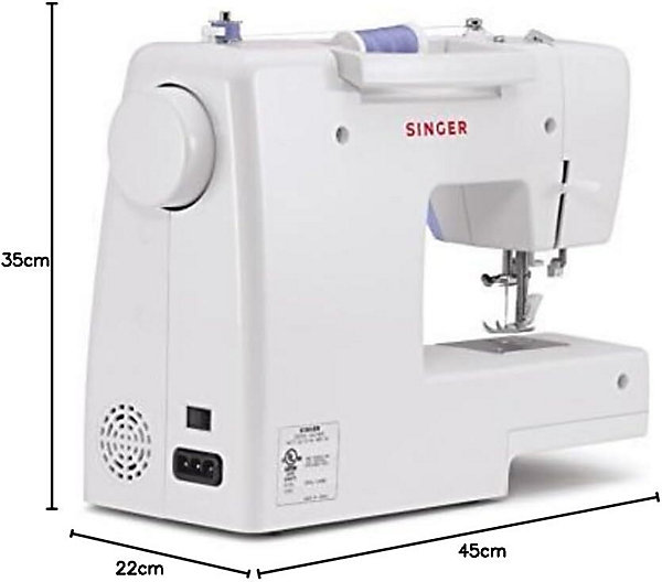 Machine à coudre Singer Simple32 points intégrés, enfilage automatique, boutonnière 1 étapeFacile et performante