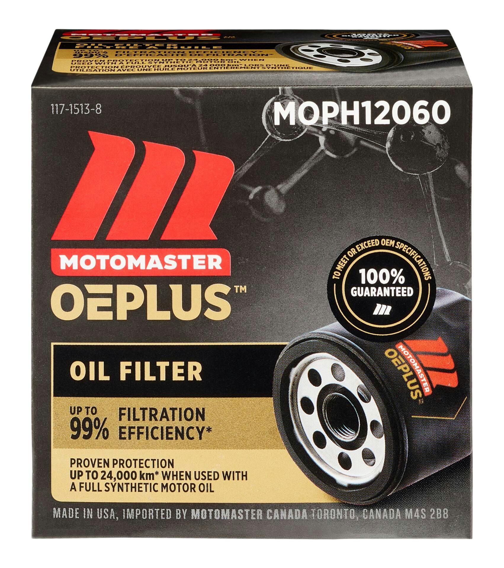 MotoMaster OE Plus MOPH12060 Oil Filter