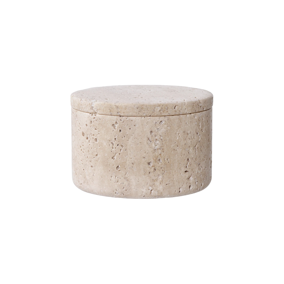 Artichok Joah Travertijn Voorraadpot Ø 10 cm - Beige