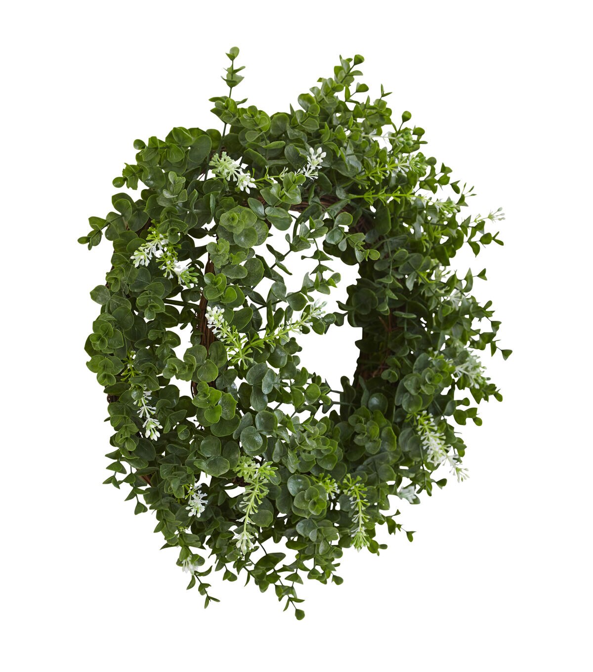 Nearly Natural 18 Eucalyptus Doube Ring Wreath