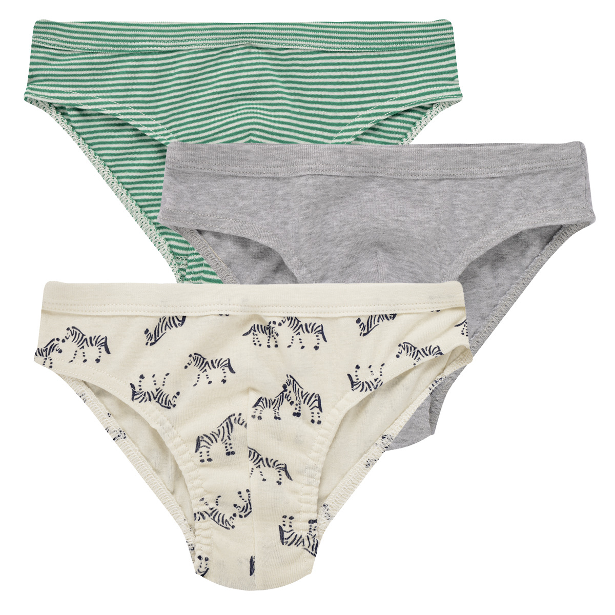 Petit Bateau - LOT SLIPS X3 - Multicolour