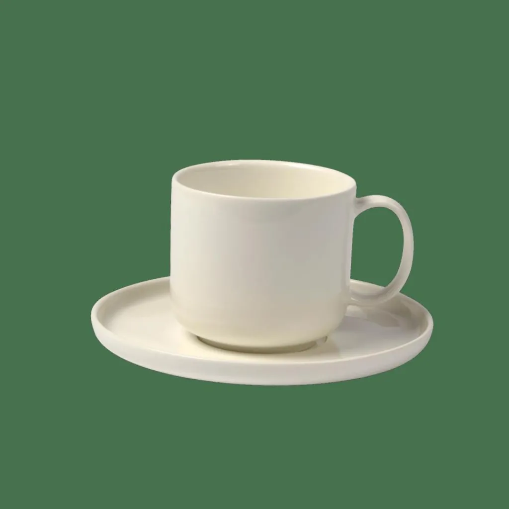 Tasses^CASA MOON Tasse Et Soucoupe 20 CL Blanc