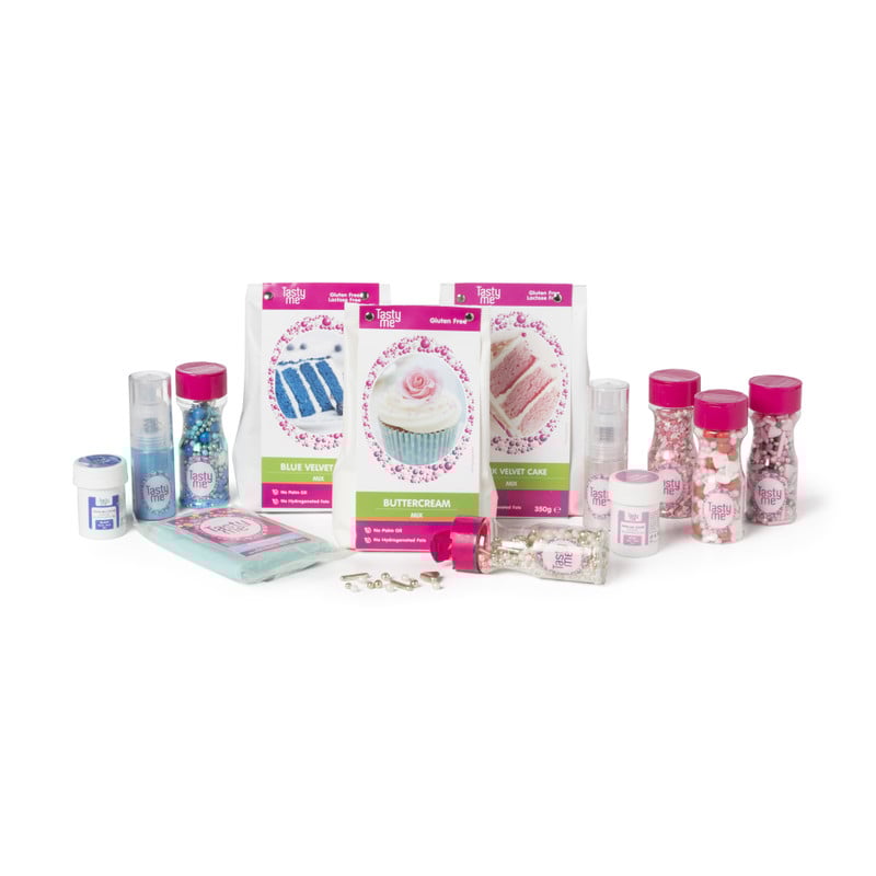 Tasty Me pink velvet cake - roze - 350 gram