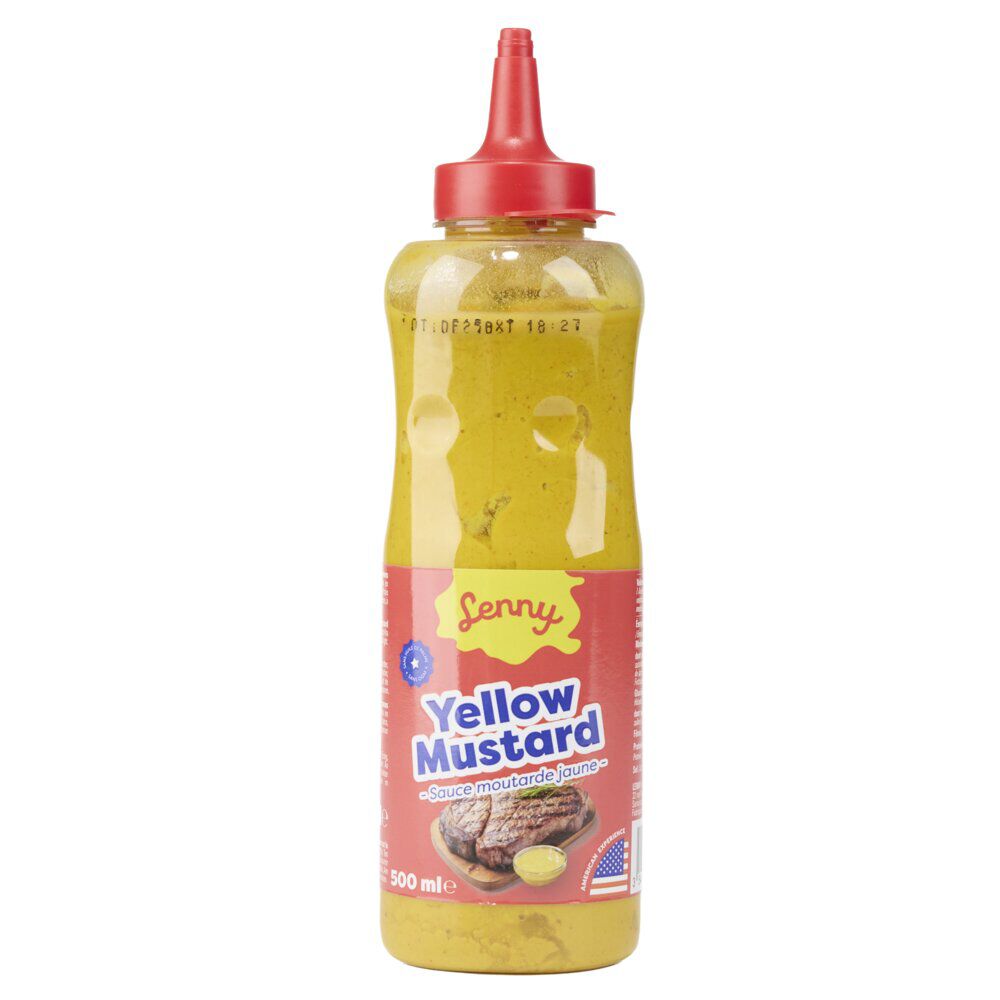 Sauce moutarde Yellow Mustard Lenny 500ml