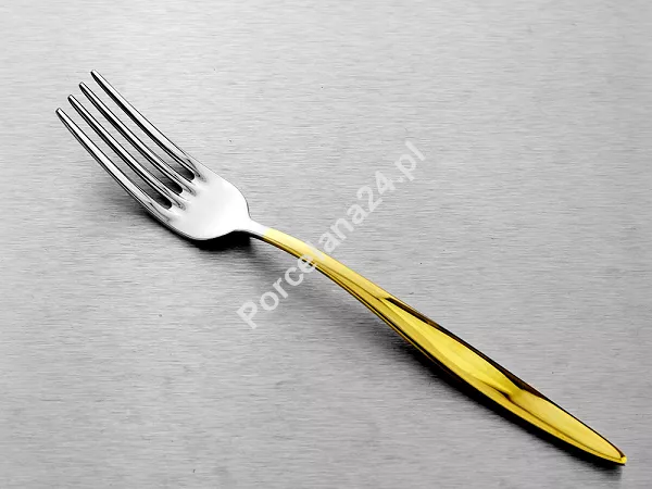 Komplet sztućców 65 cz. na 12 osób Hisar - Mercury Gold (4.0/3.0mm) złocone