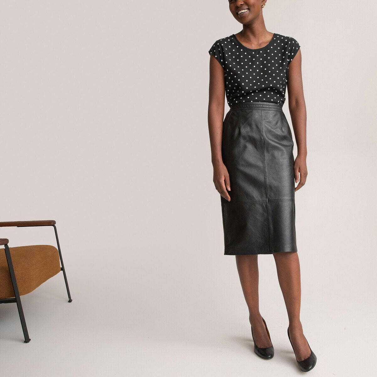 Blouse imprimé pois