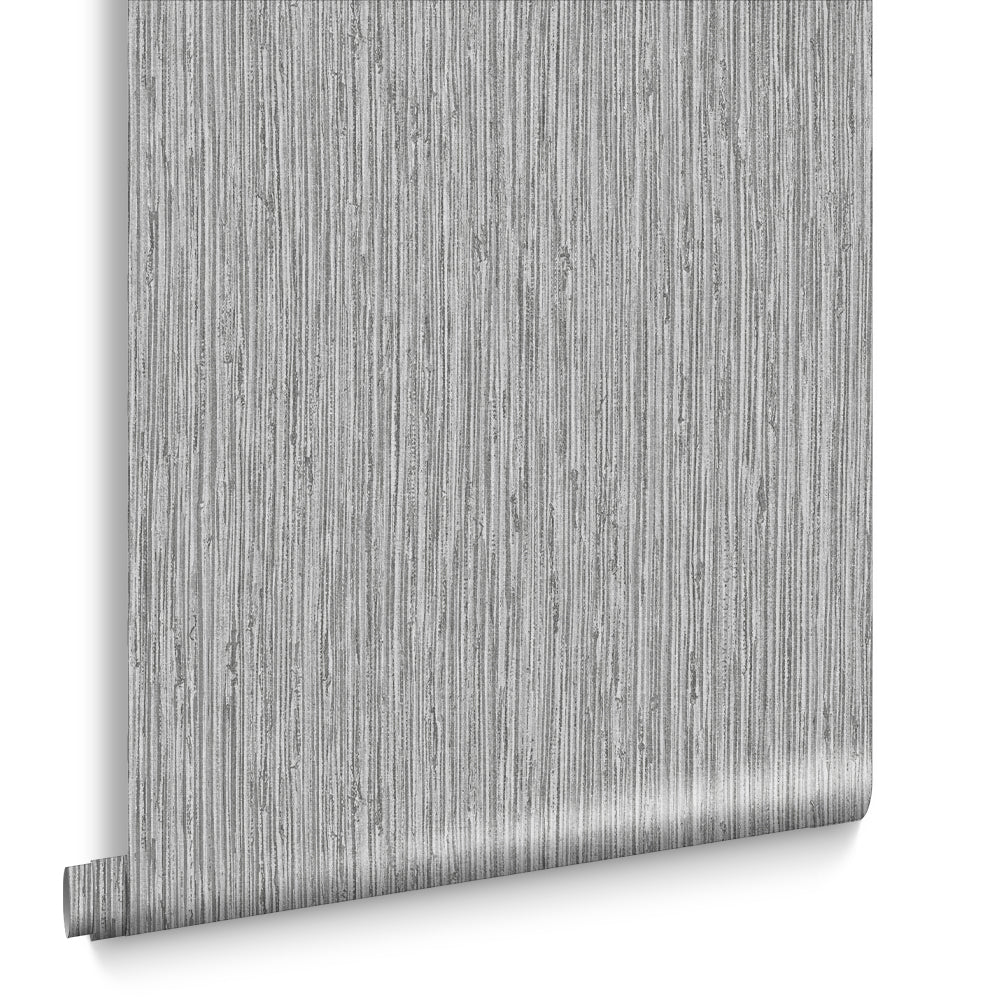 Graham & Brown Vliesbehang - Grasscloth Texture Grey - 10mx52cm