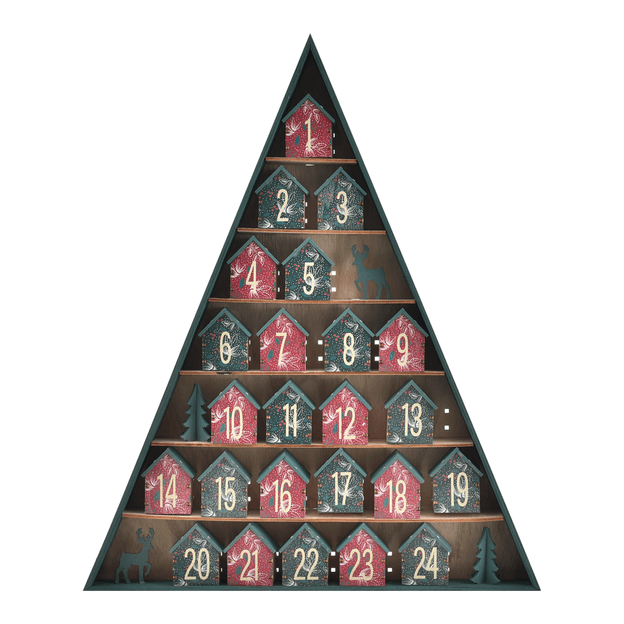 CALENDÁRIO CASA NATALINO DE MESA HOHO HOME