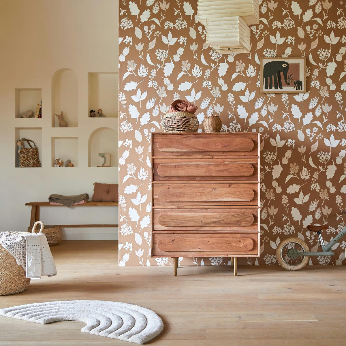OLGA - Chiffonnier enfant en acacia massif
