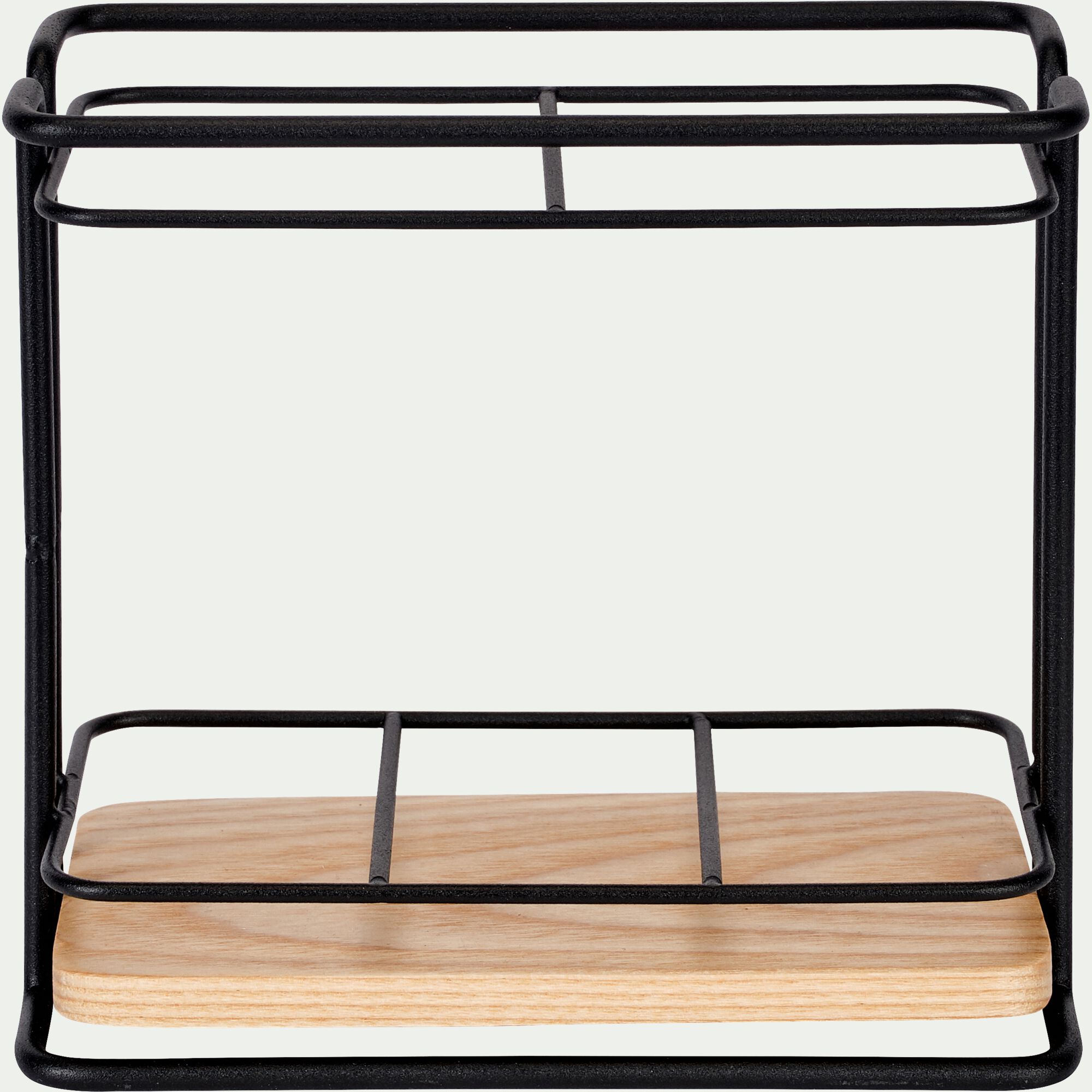 LAUTIN - Support à ustensiles en métal et bois