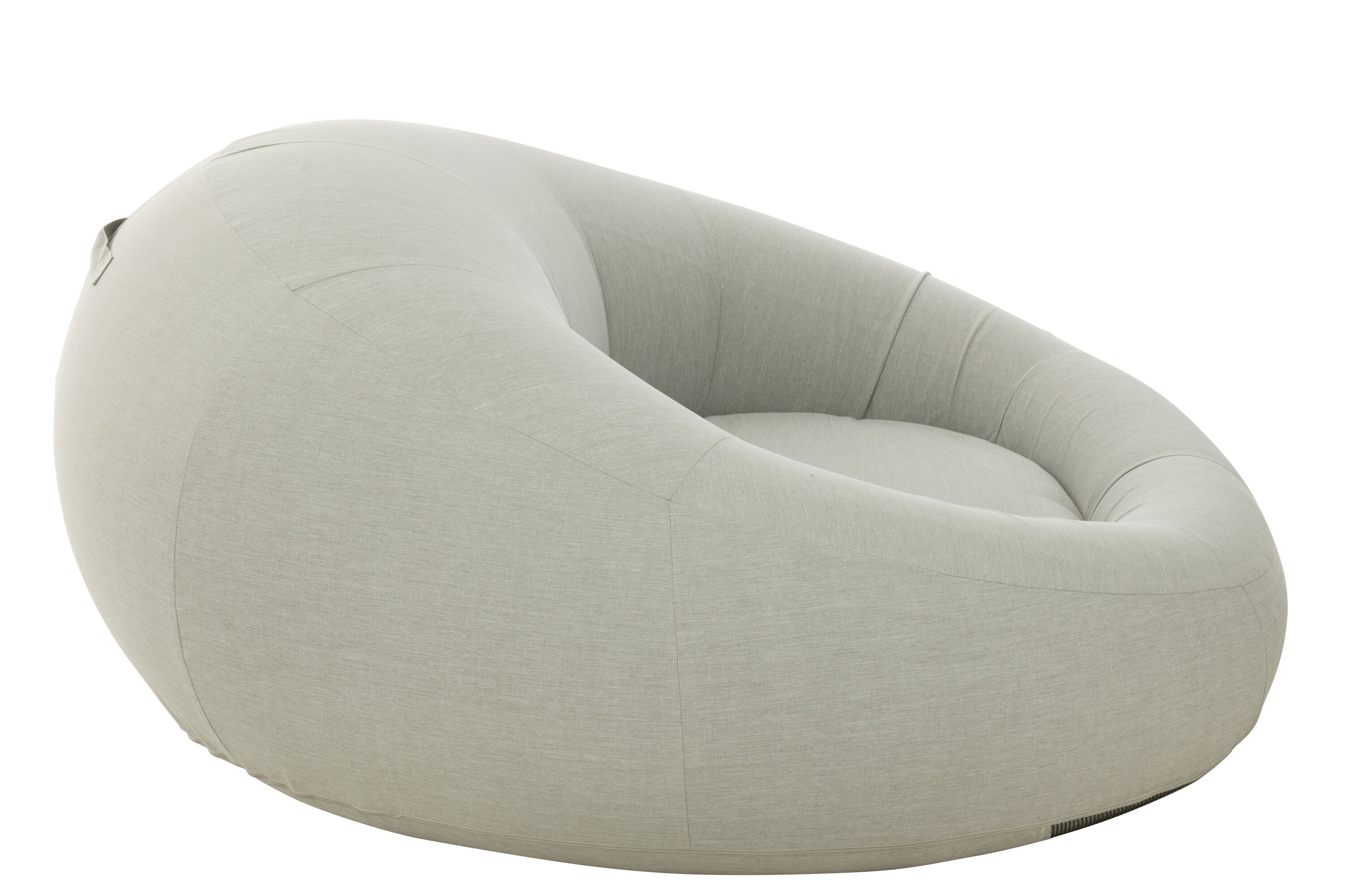 J-Line matras Donut - kunststof - grijs