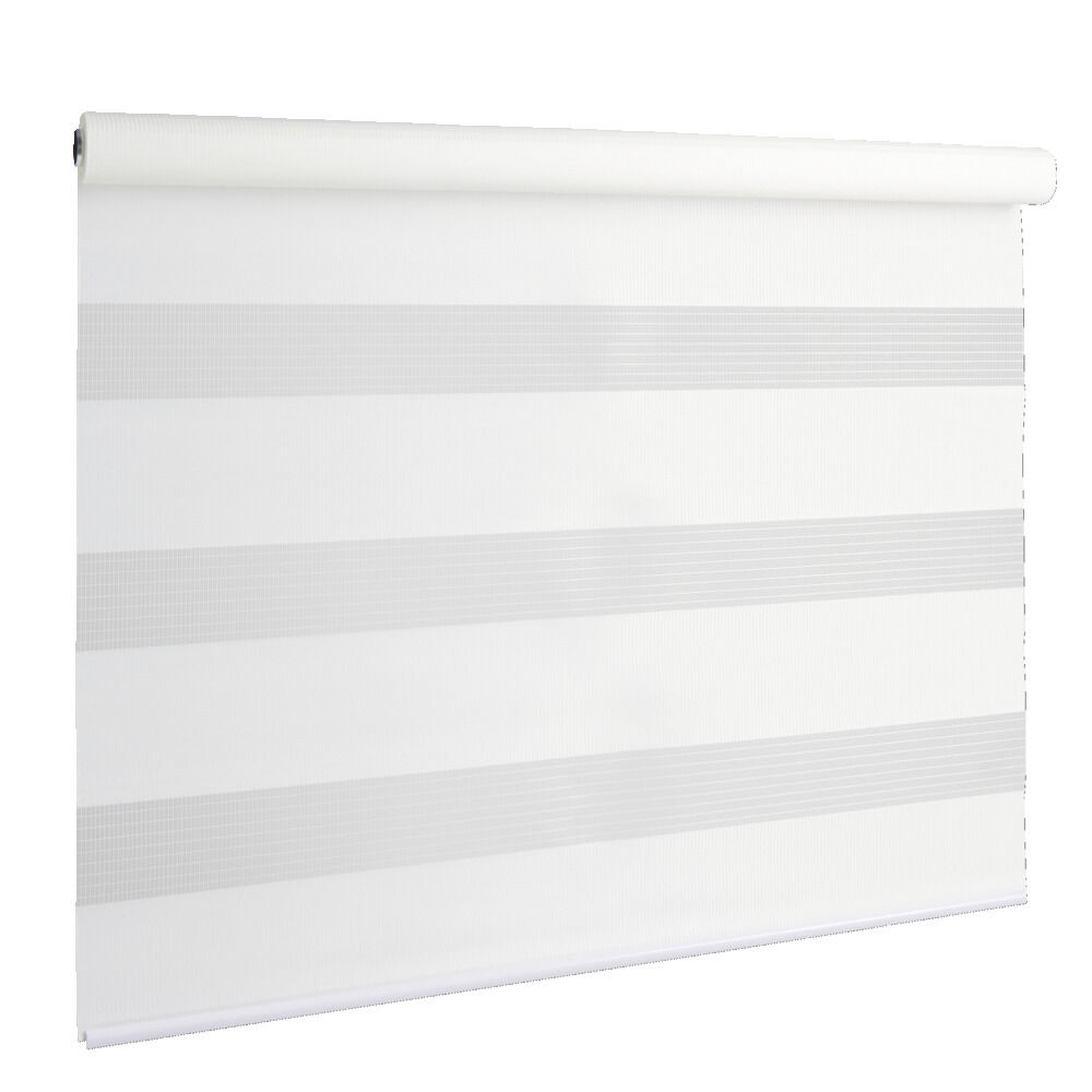 Store enrouleur avec ou sans perçage jour nuit blanc 45x160cm