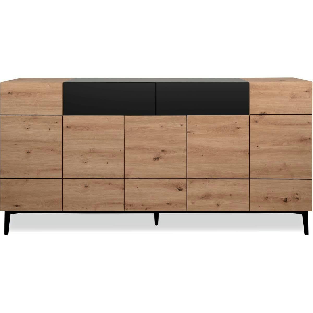 SINTRA - Buffet effet chêne 180 cm