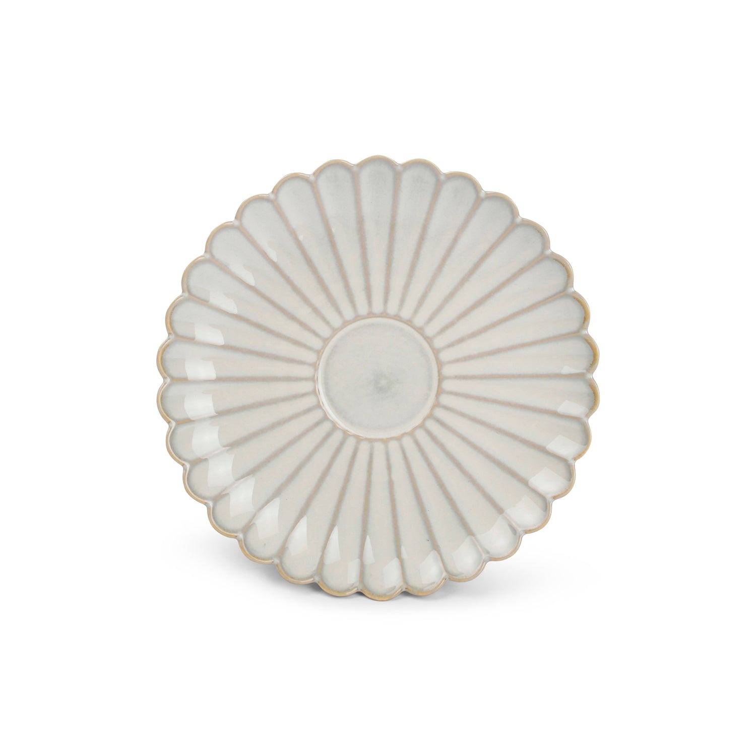 S|P Collection - Schotel 16cm voor kop 28cl nuance white Lotus - Set van 4