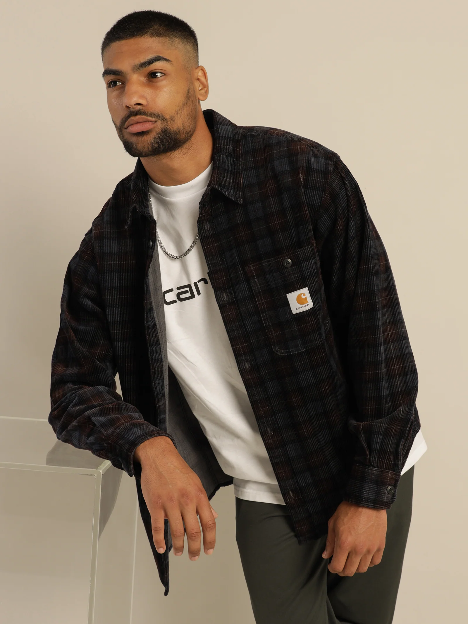 Corduroy Long Sleeve Flint Shirt