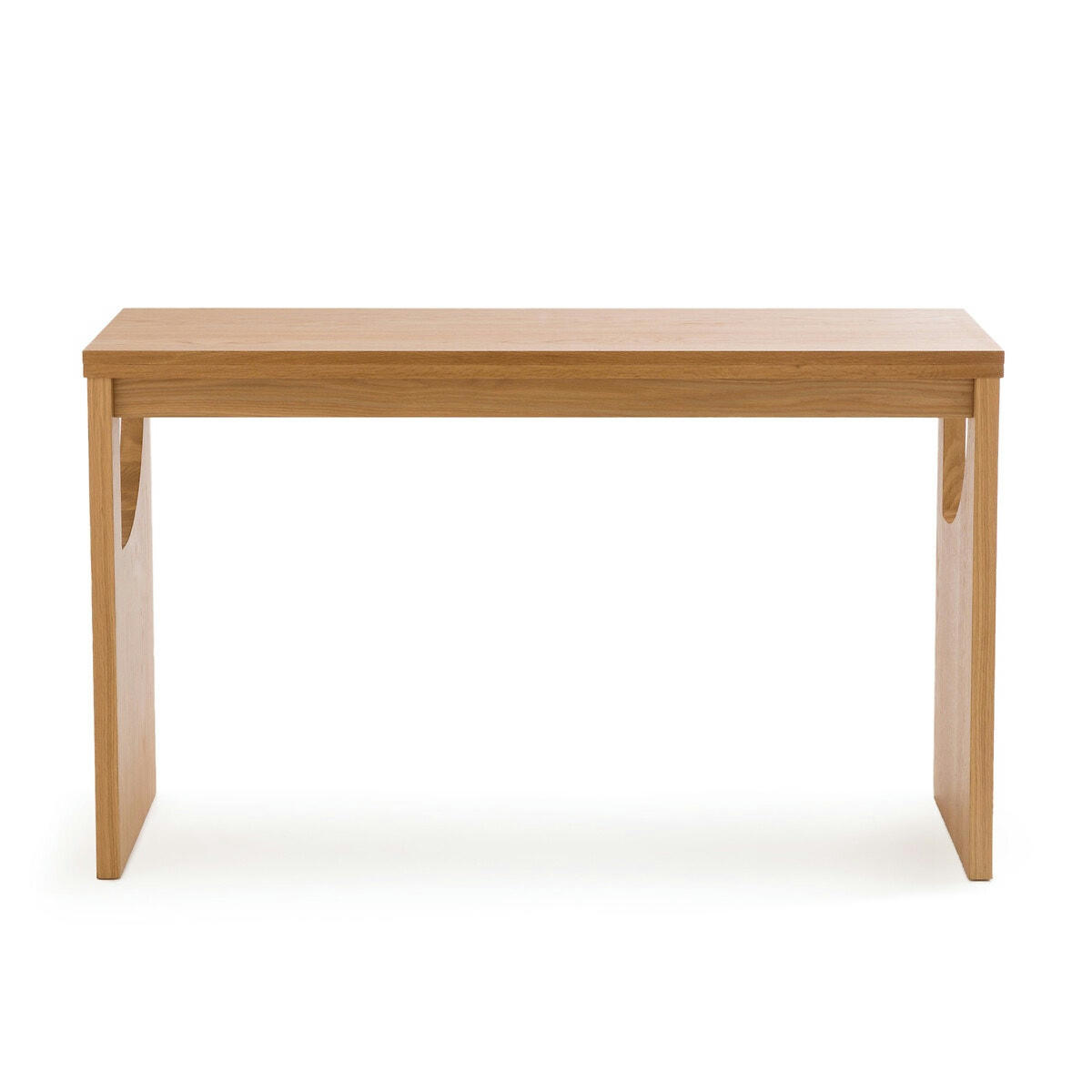 Table console plaqué chêne, Minimal