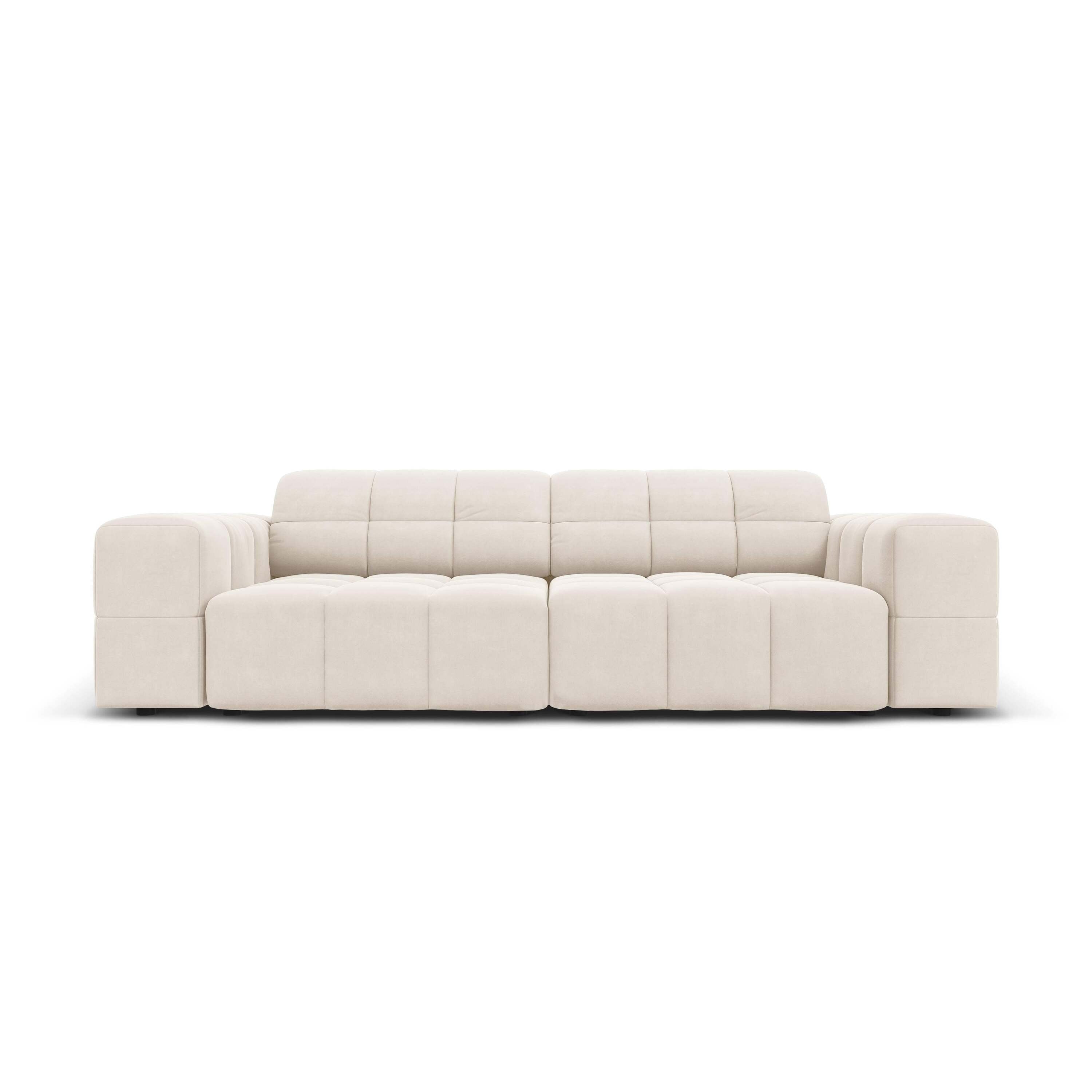 Cosmopolitan Design Chicago 3-zitsbank - Velvet - Crème