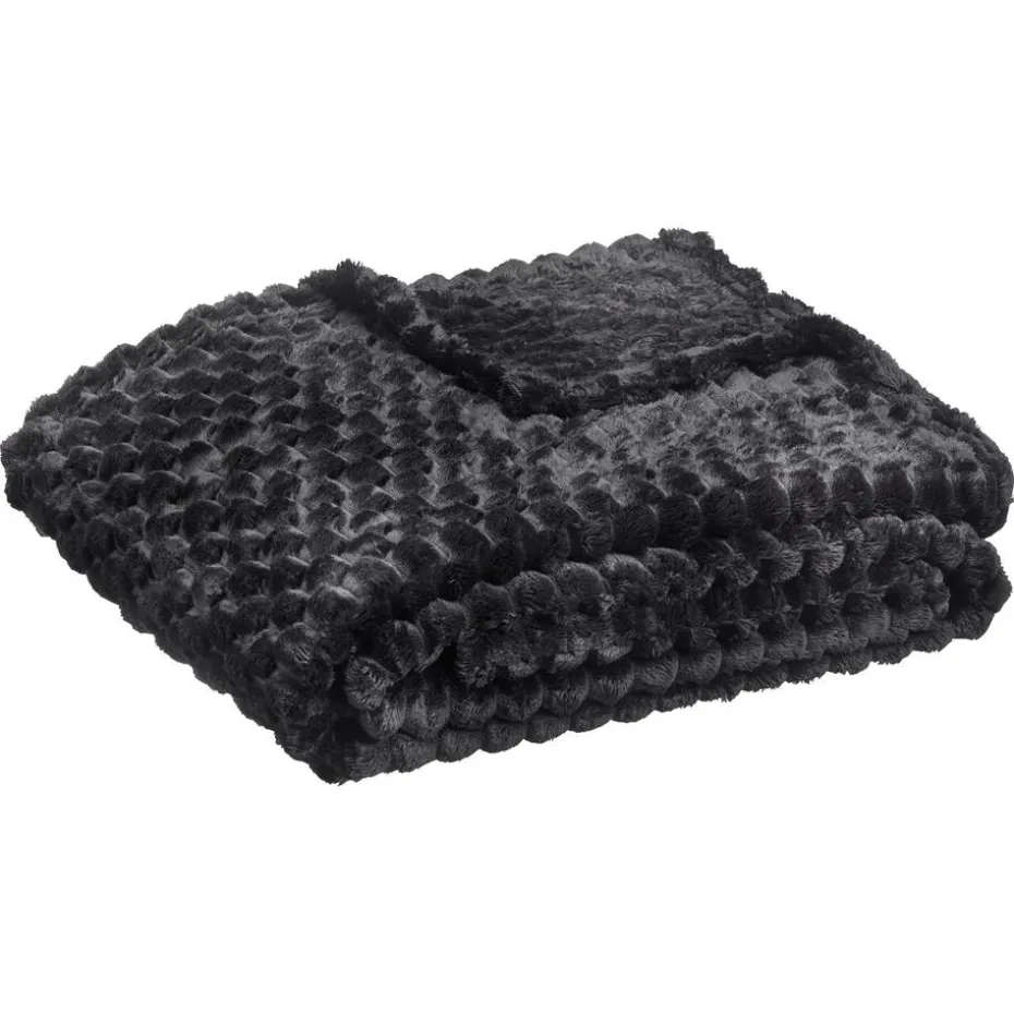 Kwantum Plaids | Plaid Fiesole  – 150×200 Cm Zwart