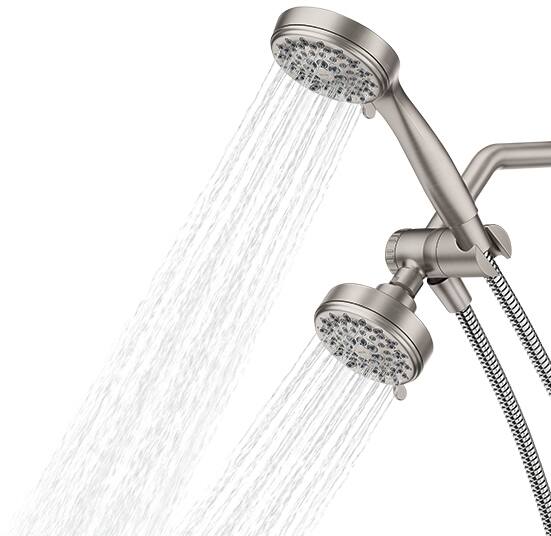 Moen® Ignite 5-Setting 3.75-in Spot-Resist Spray & Handheld Shower Head Combo, Brushed Nickel