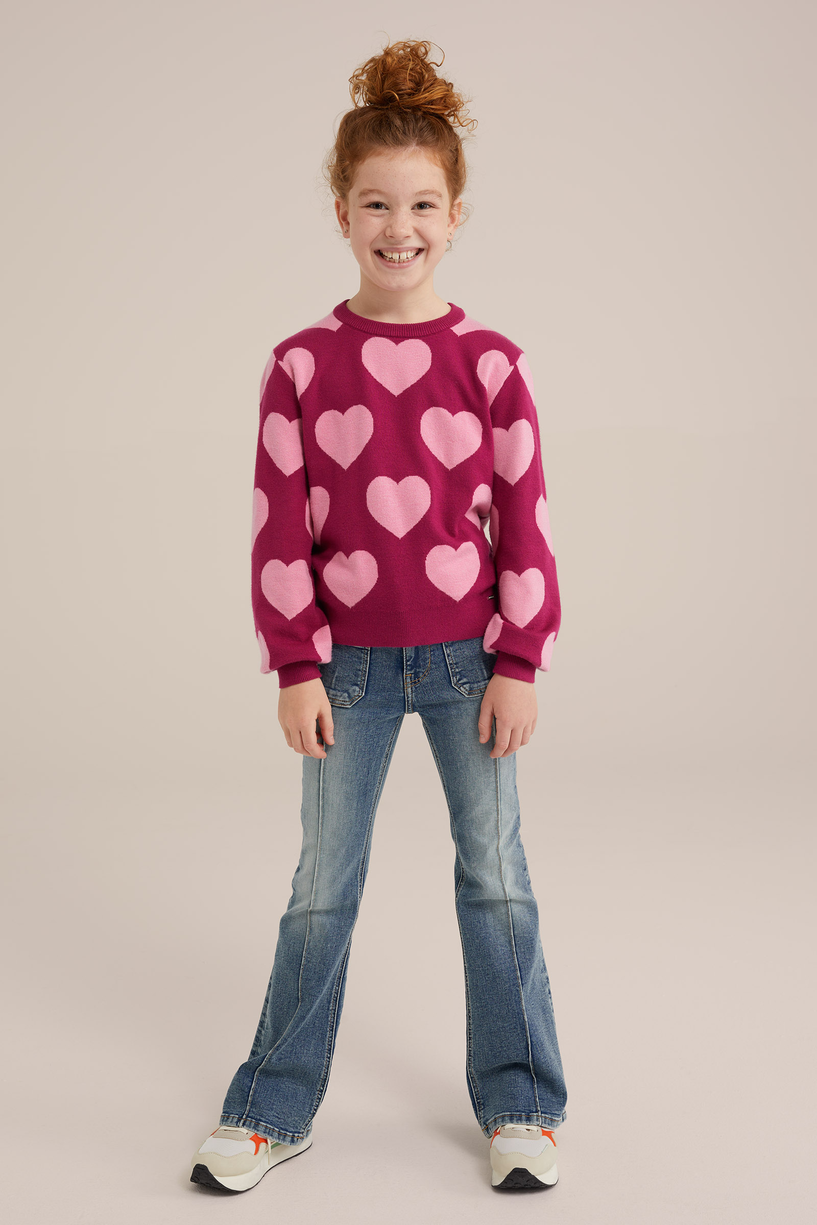 Meisjes super skinny fit jeans met stretch