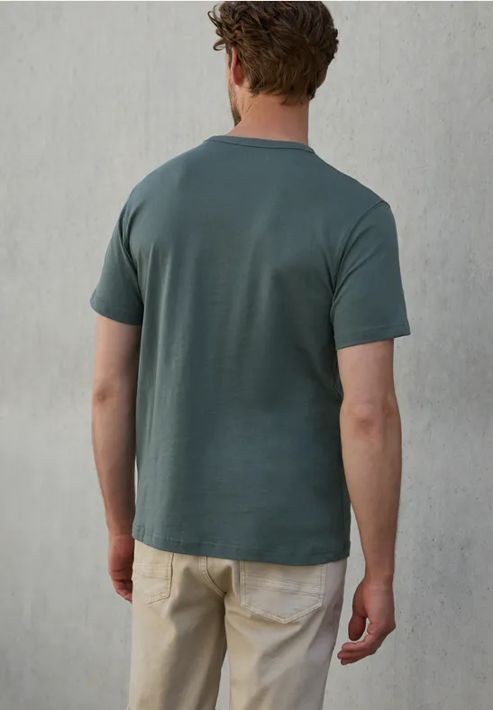 Baumwoll-Shirt mit Wording