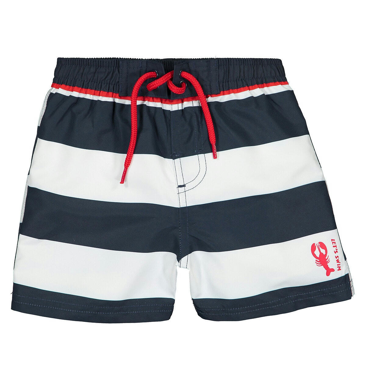 Short de bain à rayures