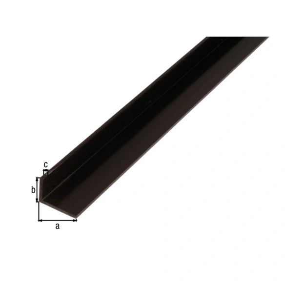 Winkelprofil, BxHxL: 2 x 1 x 200cm, Hart-PVC (PVC-U)